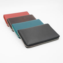 Load image into Gallery viewer, AG Wallets Soft Napa Leather RFID Safe 20 Credit Card Holder Zipper Slim Bifold Wallet &amp; Organizer
