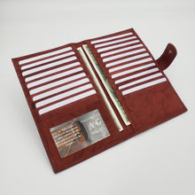 Load image into Gallery viewer, AG Wallets RFID Snap Close Leather Credit Card Organizer &amp; Wallet
