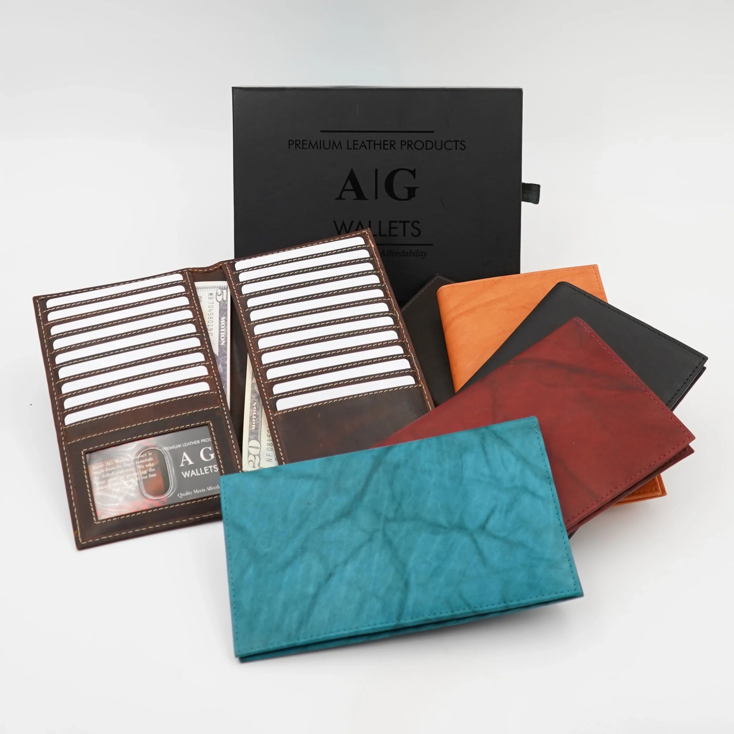 Large Capacity Wallets | 20 Card & RFID Leather Wallets – AG Wallets