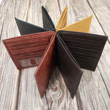 Load image into Gallery viewer, AG Wallets RFID Protected European Wallet: Cow Leather, 13 Card Slots, 1 ID Slot &amp; 2 Spacious Bill Compartments for Effortless Organization
