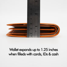 Load image into Gallery viewer, AG Wallets Men&#39;s Vegan Leather Bifold Wallet with RFID Protection - 2 Full-Size Cash Compartments, 6 Credit Card Slots, 2 Side Slip Slots, 2 Clear ID Windows for Ultimate Organization
