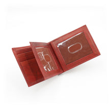 Load image into Gallery viewer, AG Wallets Mens 3 ID Wallet Cowhide Leather Bifold Multi Card Holder
