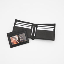 Load image into Gallery viewer, AG Wallets Leather Men&#39;s 2-in-1 Bifold Wallet with Detachable Minimalist ID Holder – Sleek &amp; Functional Card Organizer

