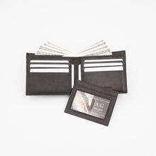 Load image into Gallery viewer, AG Wallets Leather Men&#39;s 2-in-1 Bifold Wallet with Detachable Minimalist ID Holder – Sleek &amp; Functional Card Organizer
