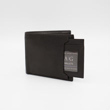 Load image into Gallery viewer, AG Wallets Leather Men&#39;s 2-in-1 Bifold Wallet with Detachable Minimalist ID Holder – Sleek &amp; Functional Card Organizer
