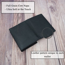 Load image into Gallery viewer, AG Wallets Napa Leather Business Card Holder &amp; Wallet - Holds Up to 40 Cards, Stylish and Functional Organizer for Professionals
