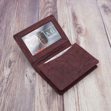Load image into Gallery viewer, AG Wallets Napa Leather Business Card Holder &amp; Wallet - Holds Up to 40 Cards, Stylish and Functional Organizer for Professionals
