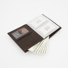 Load image into Gallery viewer, AG Wallets Men&#39;s RFID-Blocking European Hipster Leather Wallet: 2 ID Slots, 24 Credit Card Holder - Sleek &amp; Secure Design
