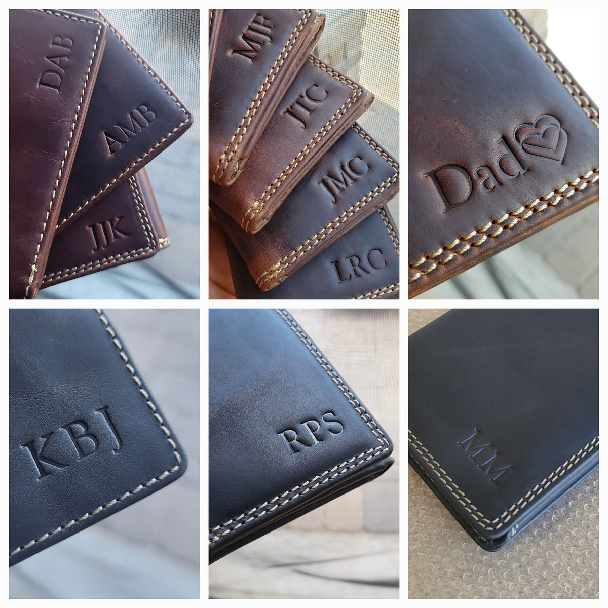 Custom Leather Wallets - Handmade & Personalized | AG Wallets