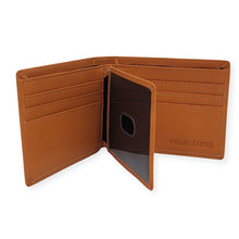 Load image into Gallery viewer, AG Wallets Men&#39;s Vegan Leather Bifold Wallet with RFID Protection - 2 Full-Size Cash Compartments, 6 Credit Card Slots, 2 Side Slip Slots, 2 Clear ID Windows for Ultimate Organization
