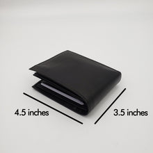 Load image into Gallery viewer, AG Wallets Mens 3 ID Wallet Cowhide Leather Bifold Multi Card Holder

