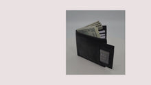 Load and play video in Gallery viewer, AG Wallets Leather Men&#39;s 2-in-1 Bifold Wallet with Detachable Minimalist ID Holder – Sleek &amp; Functional Card Organizer
