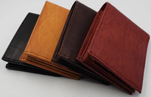 Load image into Gallery viewer, AG Wallets Mens 3 ID Wallet Cowhide Leather Bifold Multi Card Holder
