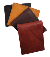 Load image into Gallery viewer, AG Wallets Mens 3 ID Wallet Cowhide Leather Bifold Multi Card Holder

