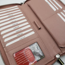 Load image into Gallery viewer, AG Wallets Women RFID Large Capacity Wristlet Wallet Phone &amp; Passport Holder
