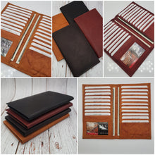Load image into Gallery viewer, AG Wallets RFID Long 20 Credit Card Organizer &amp; Leather Wallet
