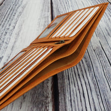 Load image into Gallery viewer, AG Wallets Men&#39;s Leather Hipster Bifold Wallet with RFID Protection and 2 ID Windows
