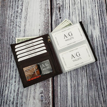 Load image into Gallery viewer, AG Wallets Men&#39;s Leather Hipster Bifold Wallet with RFID Protection and 2 ID Windows
