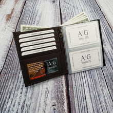 Load image into Gallery viewer, AG Wallets Men&#39;s Leather Hipster Bifold Wallet with RFID Protection and 2 ID Windows
