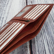 Load image into Gallery viewer, AG Wallets Men&#39;s Leather Hipster Bifold Wallet with RFID Protection and 2 ID Windows
