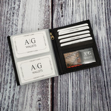 Load image into Gallery viewer, AG Wallets Men&#39;s Leather Hipster Bifold Wallet with RFID Protection and 2 ID Windows
