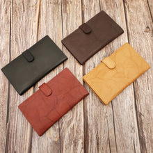 Load image into Gallery viewer, AG Wallets RFID Snap Close Leather Credit Card Organizer &amp; Wallet
