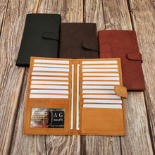 Load image into Gallery viewer, AG Wallets RFID Snap Close Leather Credit Card Organizer &amp; Wallet
