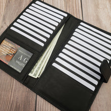 Load image into Gallery viewer, AG Wallets RFID Snap Close Leather Credit Card Organizer &amp; Wallet
