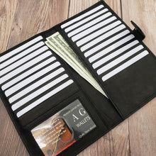 Load image into Gallery viewer, AG Wallets RFID Snap Close Leather Credit Card Organizer &amp; Wallet

