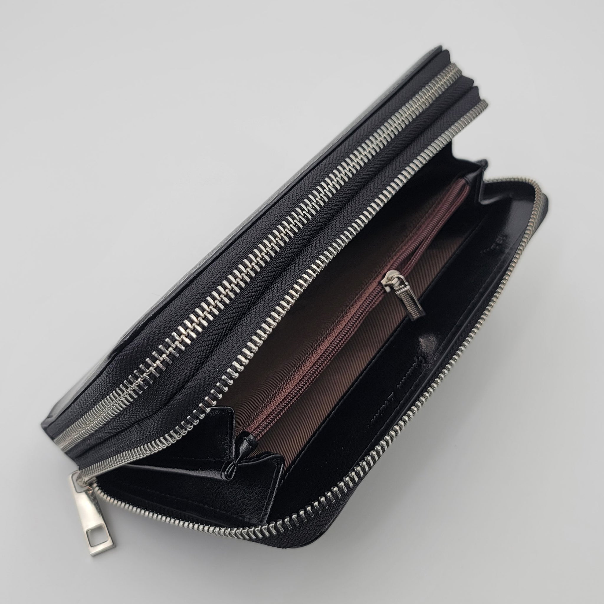 Unisex Luxury Double Zipper Leather Wallet in Ikorodu - Bags, Million Deals