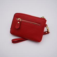 Load image into Gallery viewer, AG Wallets Multifunctional Leather Coin Purse with Key Ring Holder, Holds Credit Cards, Cash, Change, Keys &amp; More
