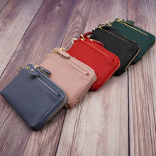 Load image into Gallery viewer, AG Wallets Multifunctional Leather Coin Purse with Key Ring Holder, Holds Credit Cards, Cash, Change, Keys &amp; More
