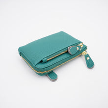 Load image into Gallery viewer, AG Wallets Multifunctional Leather Coin Purse with Key Ring Holder, Holds Credit Cards, Cash, Change, Keys &amp; More
