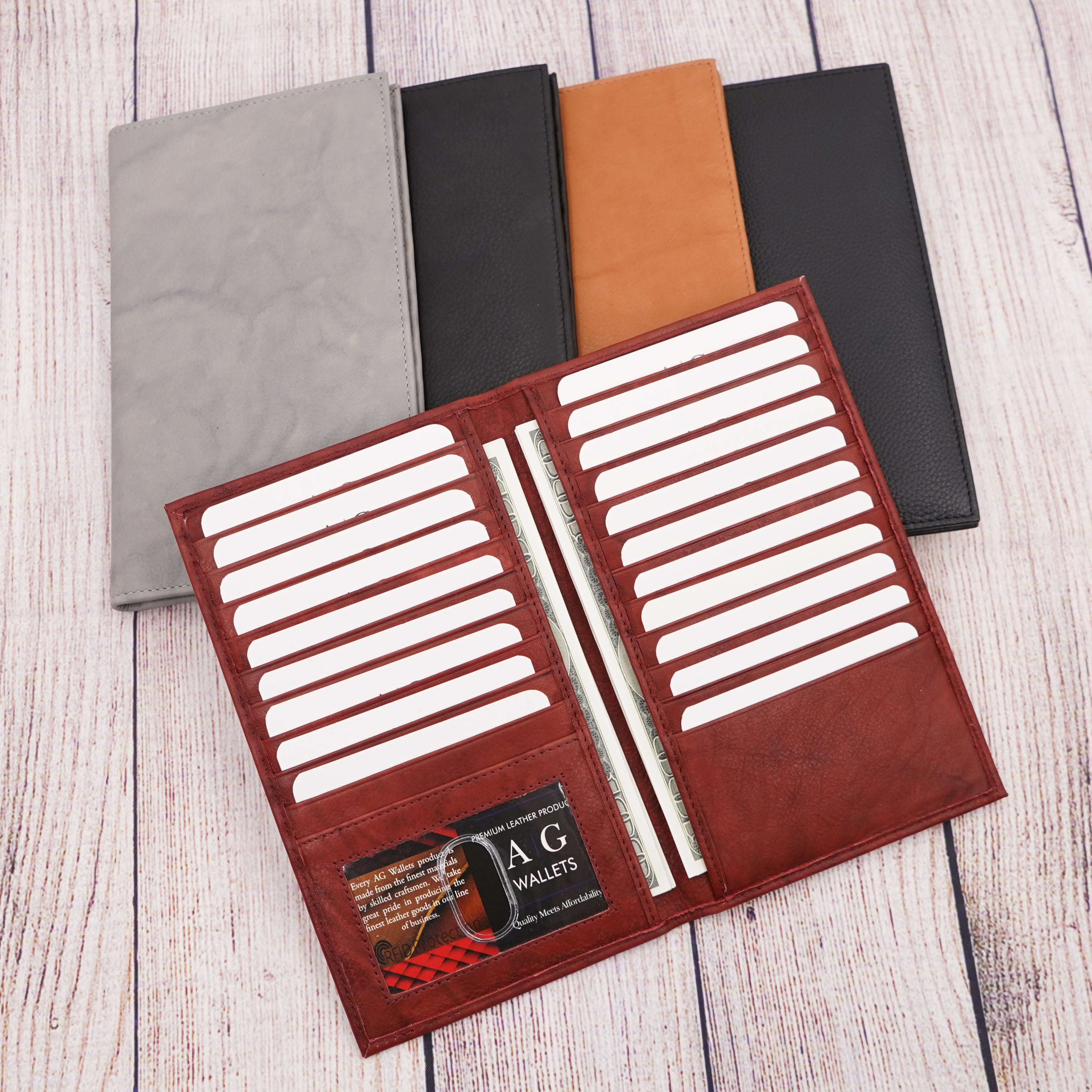 Napa RFID Long Wallet – Full Grain Leather – AG Wallets