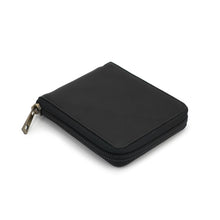 Load image into Gallery viewer, AG Wallets Full Grain Napa Cowhide Leather Mens Zip Around Bifold Wallet, Card ID Cash Security Zipper Wallet
