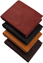 Load image into Gallery viewer, AG Wallets Mens 3 ID Wallet Cowhide Leather Bifold Multi Card Holder
