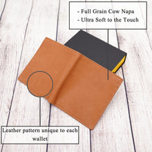 Load image into Gallery viewer, AG Wallets Mens RFID Full Grain Napa Cowhide European Bifold Wallet Hipster 2 ID Windows
