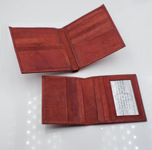 Load image into Gallery viewer, AG Wallets Premium Cowhide Leather Hipster Wallet With Removable Center Flap, Multi Card Holder, 1 ID, 2 Bill Slots
