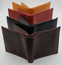 Load image into Gallery viewer, AG Wallets Premium Cowhide Leather Hipster Wallet With Removable Center Flap, Multi Card Holder, 1 ID, 2 Bill Slots
