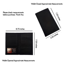 Load image into Gallery viewer, AG Wallets RFID Long 20 Credit Card Organizer &amp; Leather Wallet
